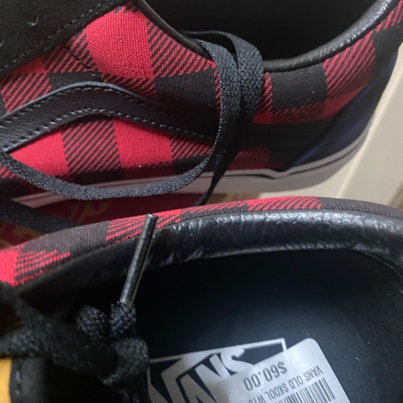 Rare multi color vans soldout houndstooth plaid size 11 new - Picture 3 of 6